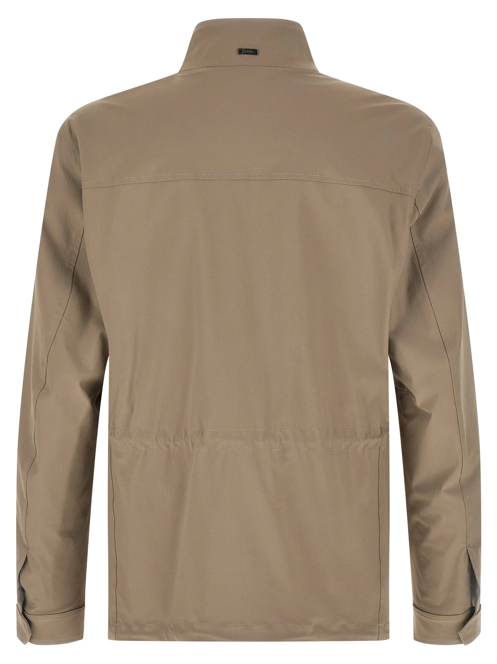 Herno Beige Polyamide Full-Length Jacket