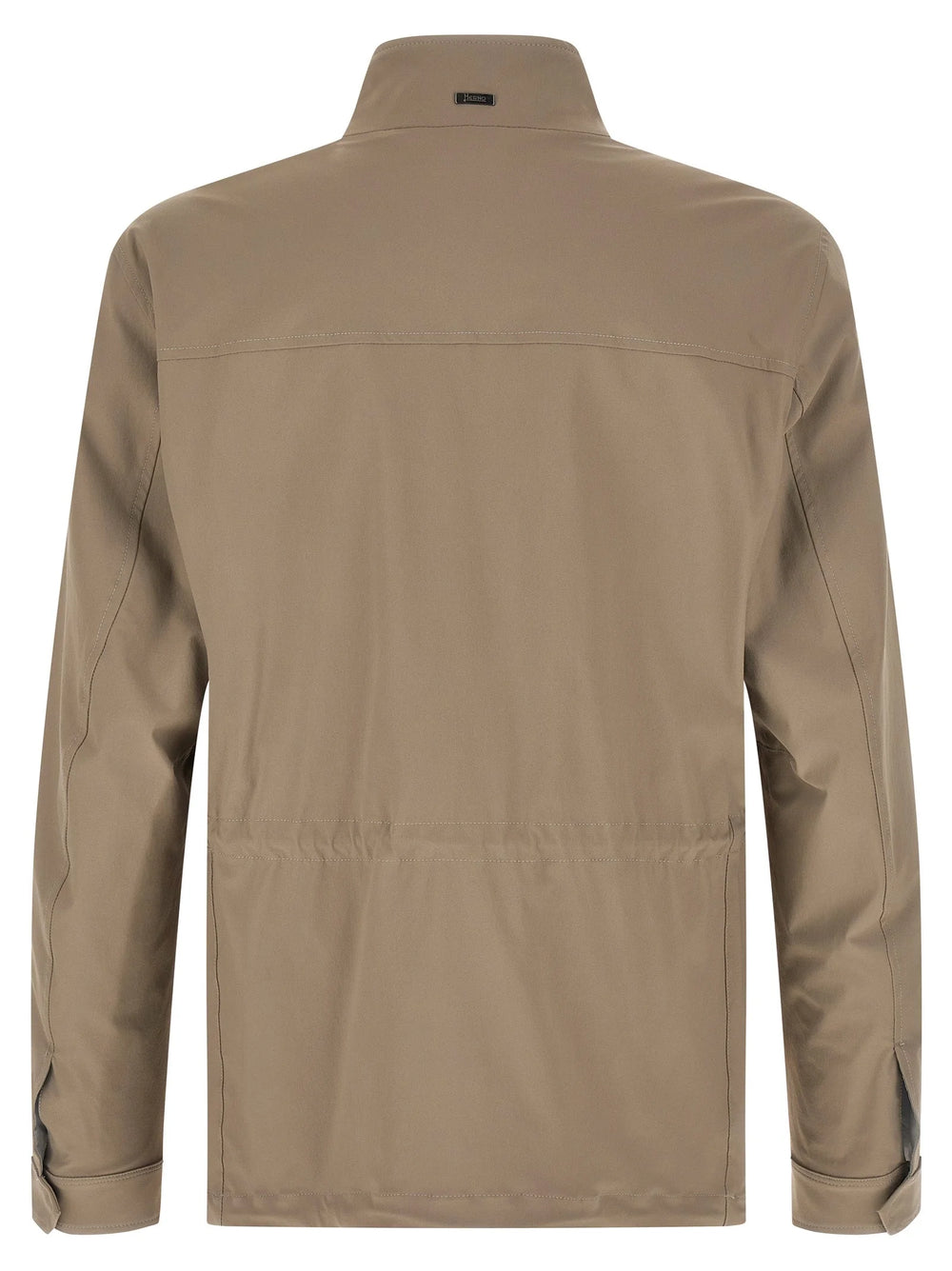 Herno Beige Polyamide Full-Length Jacket