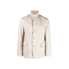 Herno Beige Polyamide Full-Length Jacket - IT54 | XL