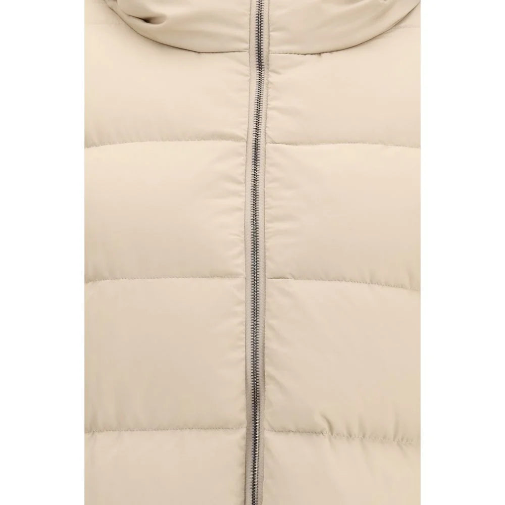 Herno Beige Polyester Full-Length Jacket