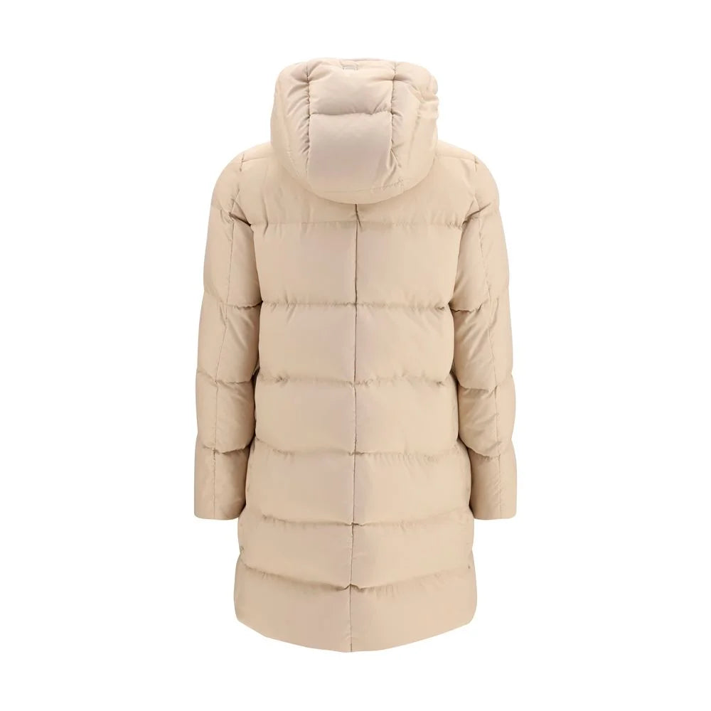 Herno Beige Polyester Full-Length Jacket