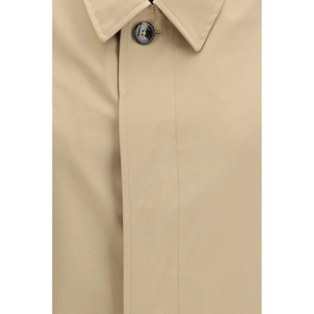 Herno معطف تَنْصِيصِي بيج من البوليستر - IT48 | M