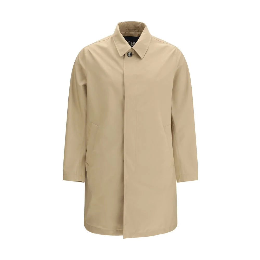 Herno معطف تَنْصِيصِي بيج من البوليستر - IT48 | M