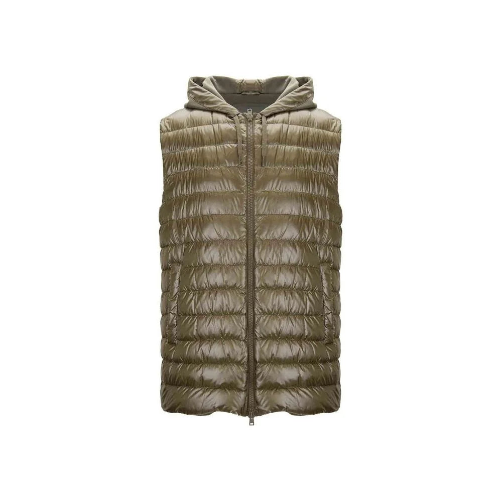 Herno Bicolor Polyamide Sleveless Jacket - IT52 | XL