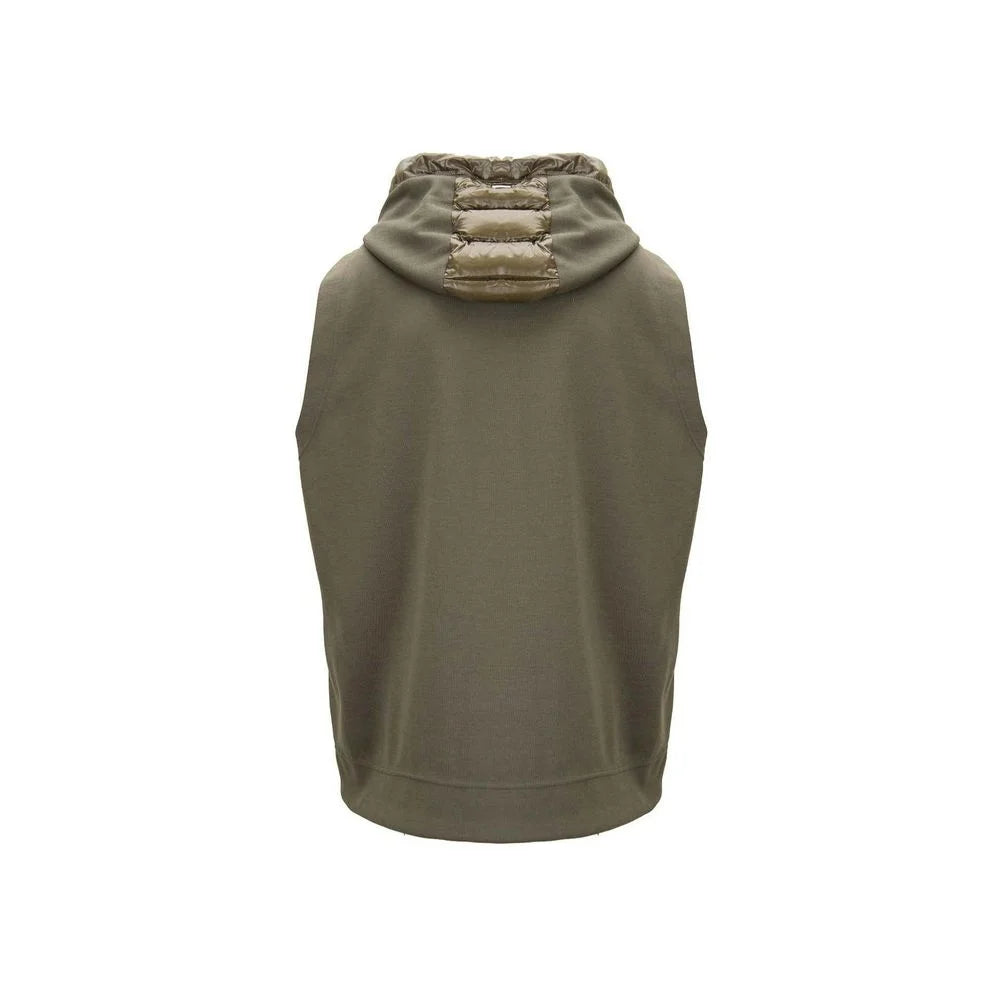 Herno Bicolor Polyamide Sleveless Jacket - IT52 | XL