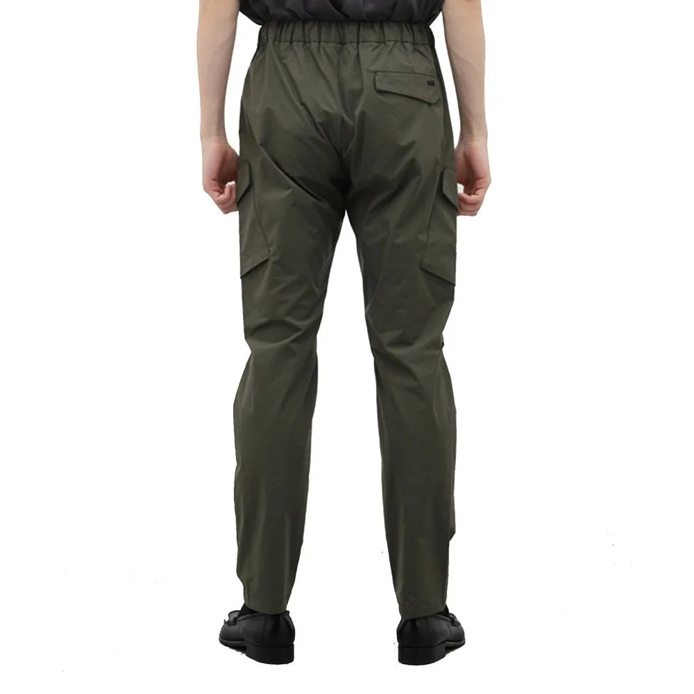 Herno Bicolor Polyester Cargo Pants - L