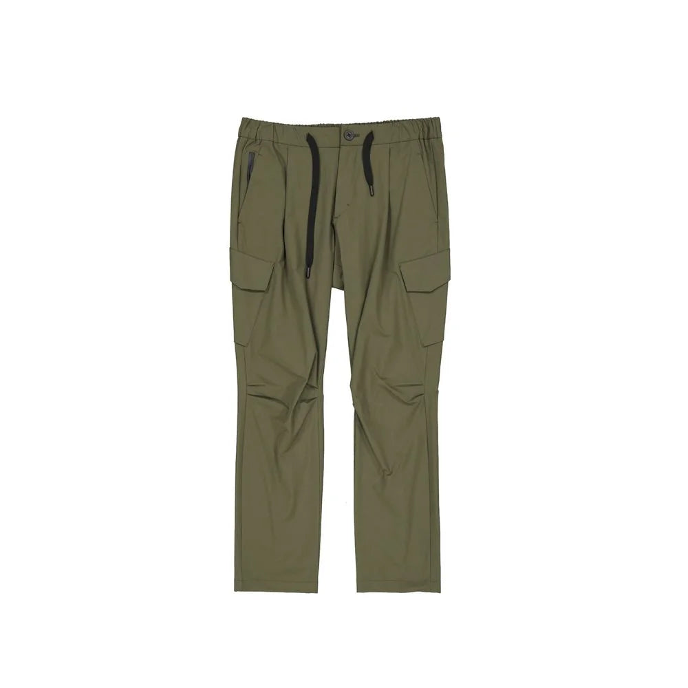 Herno Bicolor Polyester Cargo Pants - L