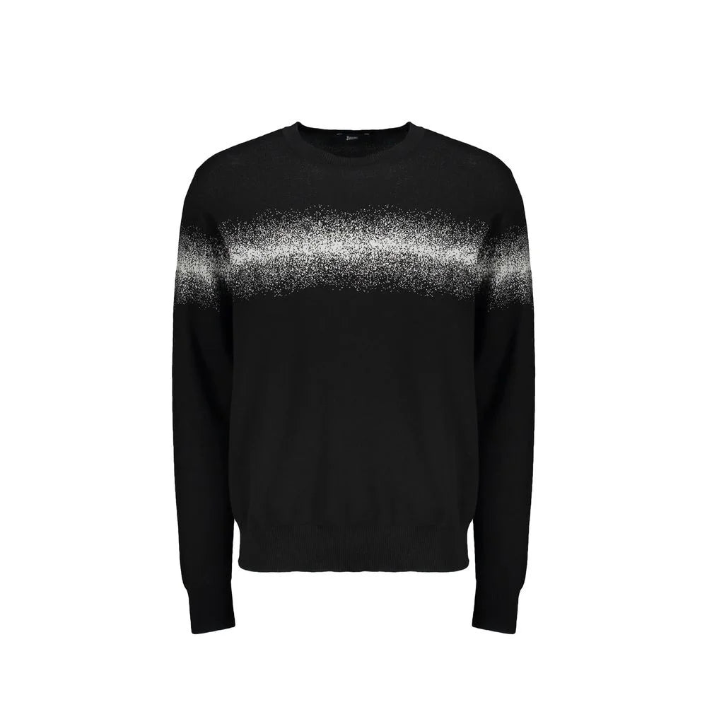 Herno Black Cotton Sweatshirt - IT50 | L
