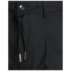 Herno Black Elastane Casual Pants