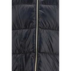 Herno Black Goose Down Full-Length Jacket