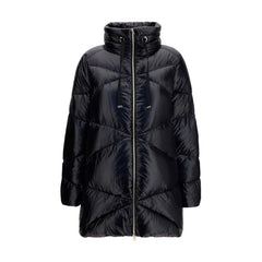 Herno Black Goose Down Full-Length Jacket