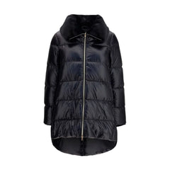 Herno Black Goose Down Full-Length Jacket