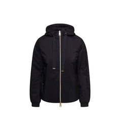 Herno Black Polyamide Bomber - 44