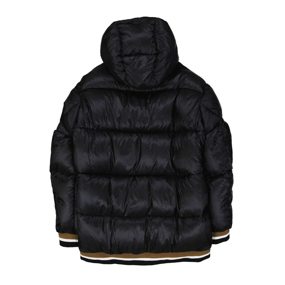 Herno Black Polyamide Bomber