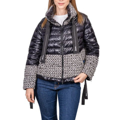 Veste longue en polyamide noir Herno - 42