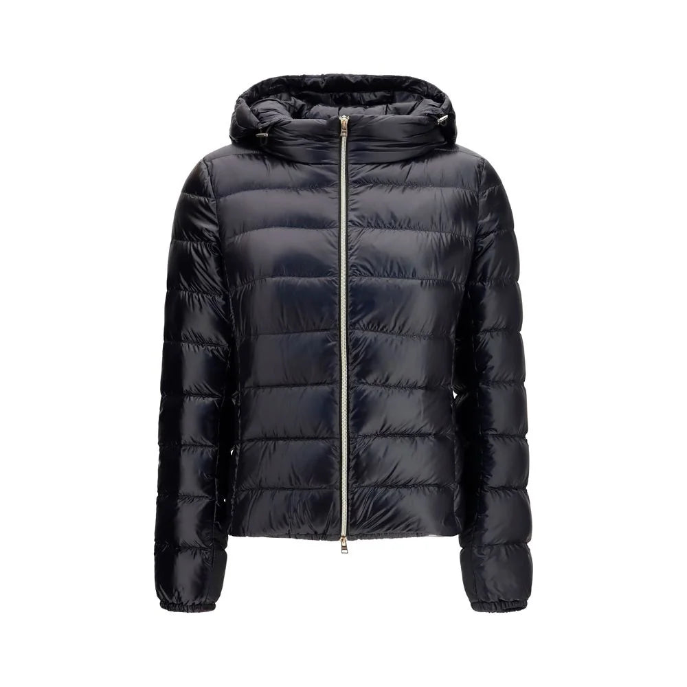 Herno Black Polyamide Full-Length Jacket