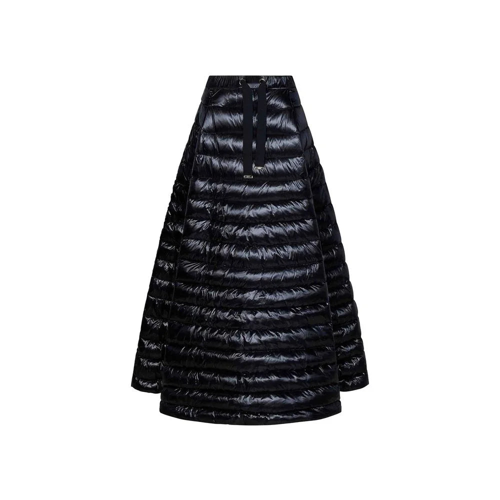 Herno Black Polyamide Long Skirt - 42