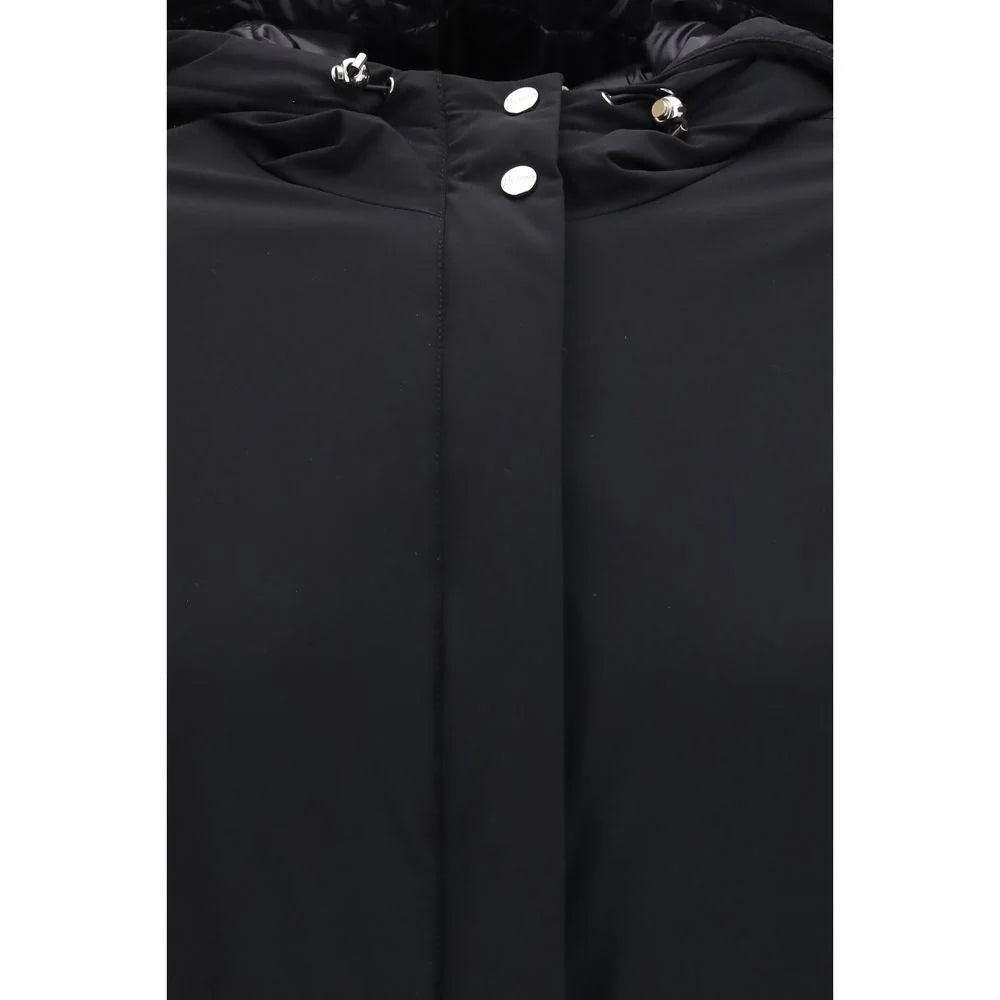 Herno Black Polyamide Shell Jacket