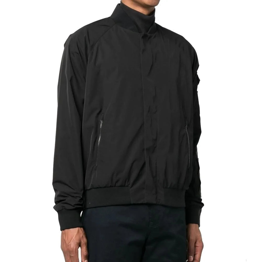 Herno Black Polyester Bomber - IT50 | L