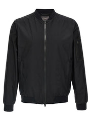 Herno Black Polyester Bomber - IT56 | XL