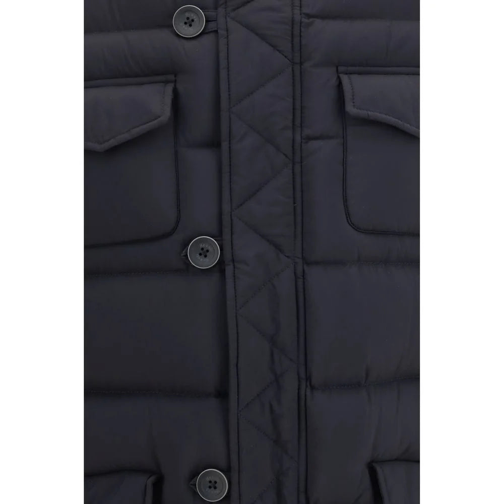 Herno Black Polyester Full-Length Jacket