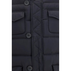 Herno Black Polyester Full-Length Jacket