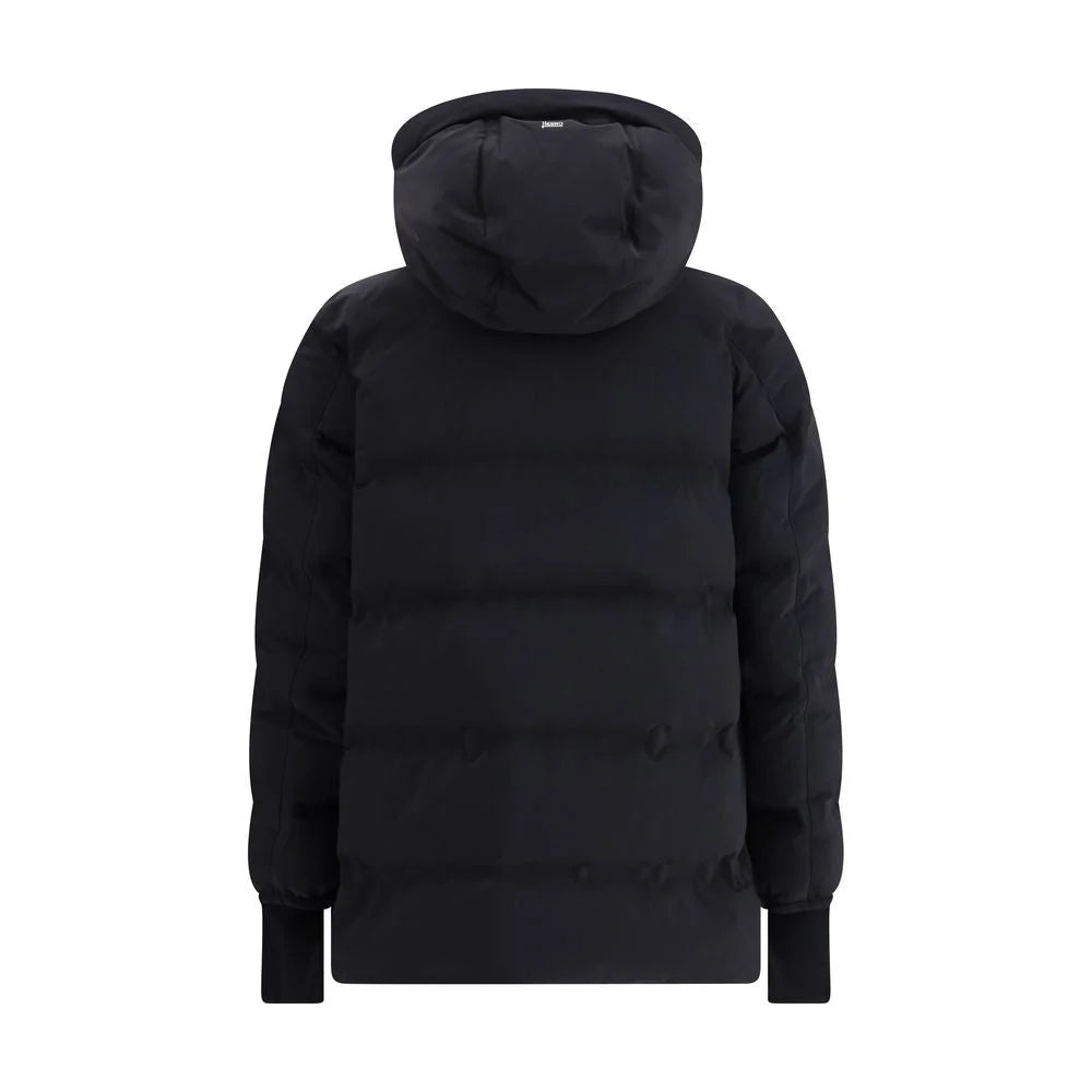 Herno Black Polyester Full-Length Jacket