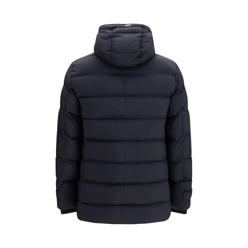 Herno Black Polyester Full-Length Jacket