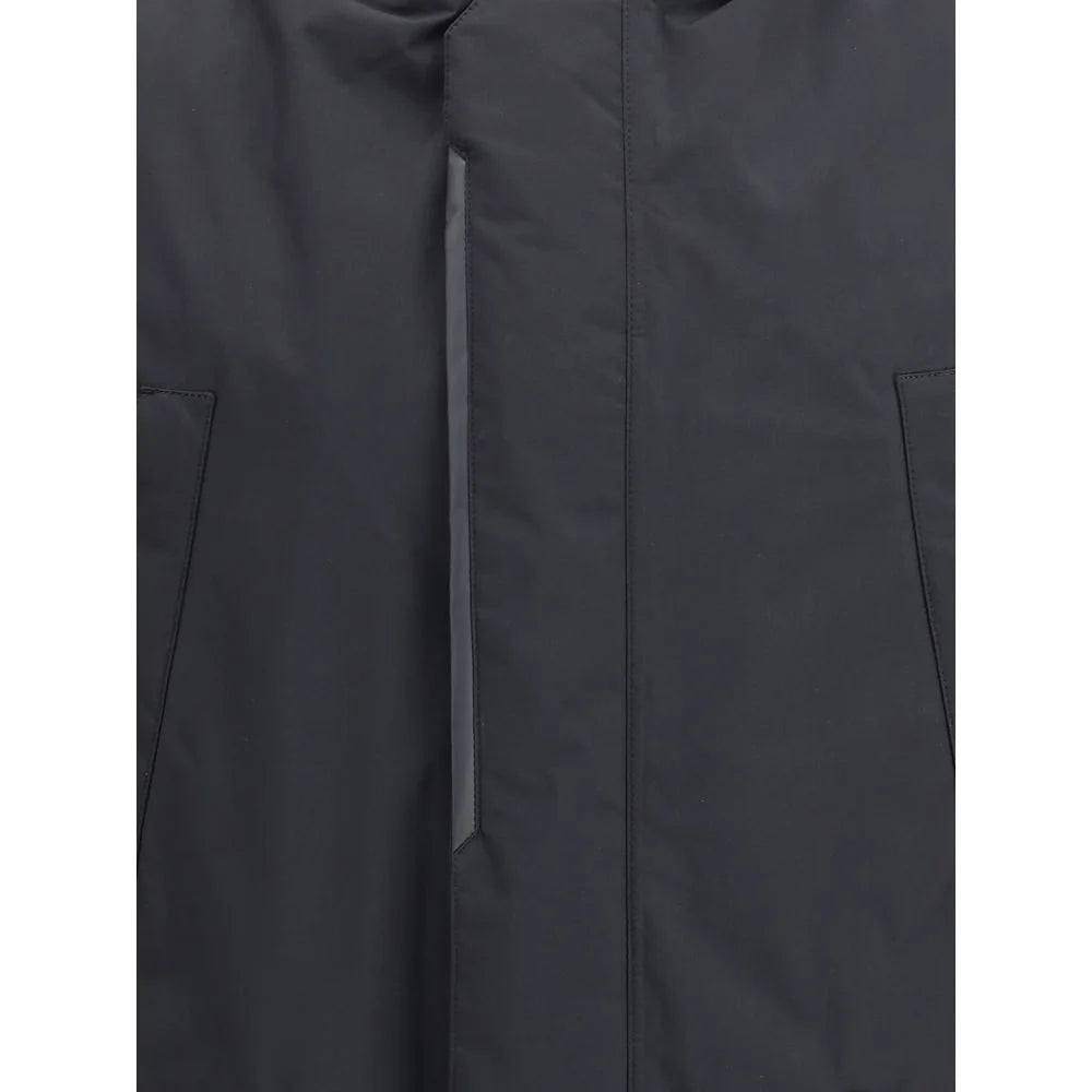 Herno Black Polyester Parka