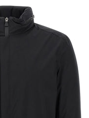 Herno Black Polyester Parka - 48 | M