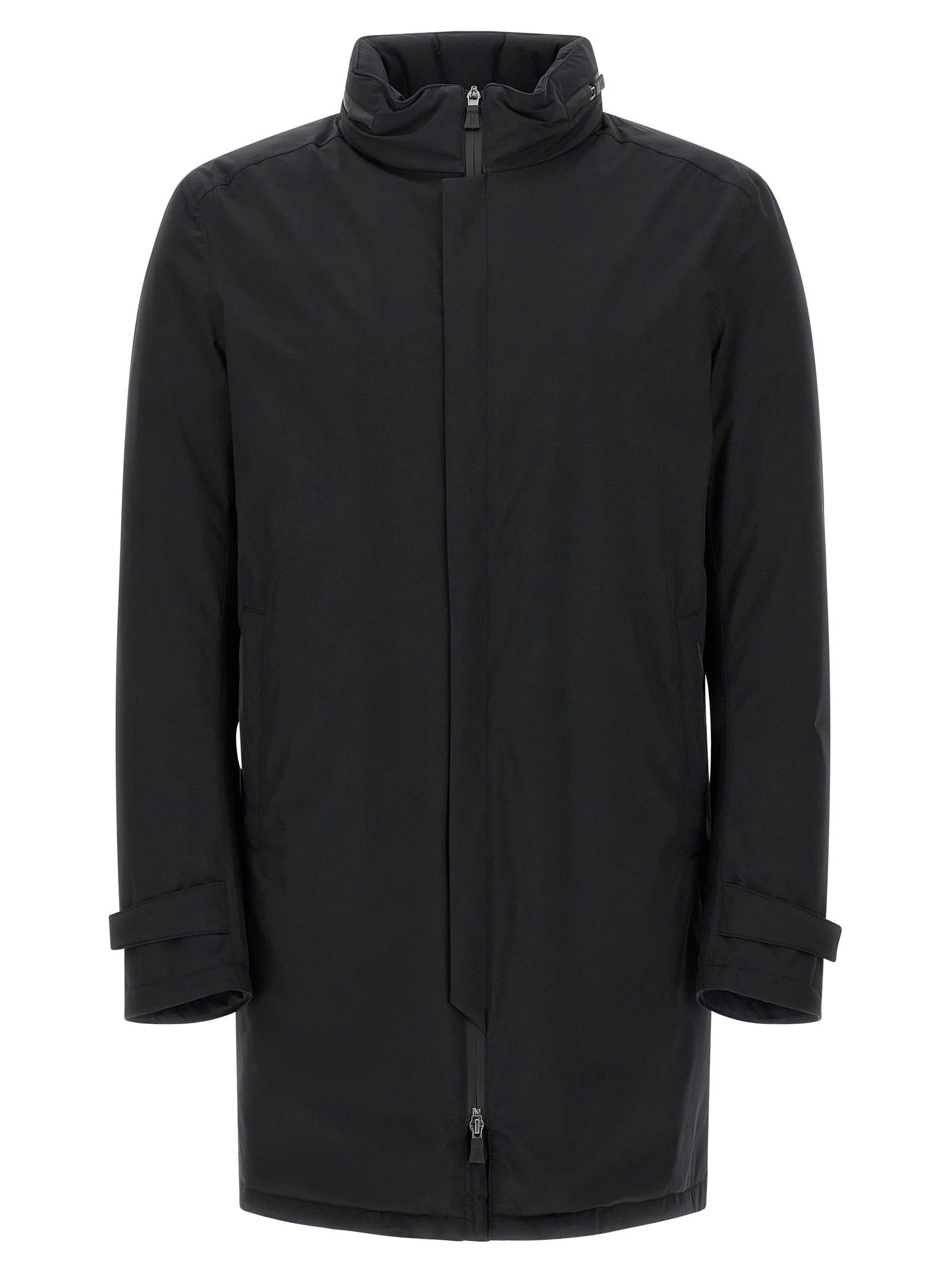 Herno Black Polyester Parka - 48 | M