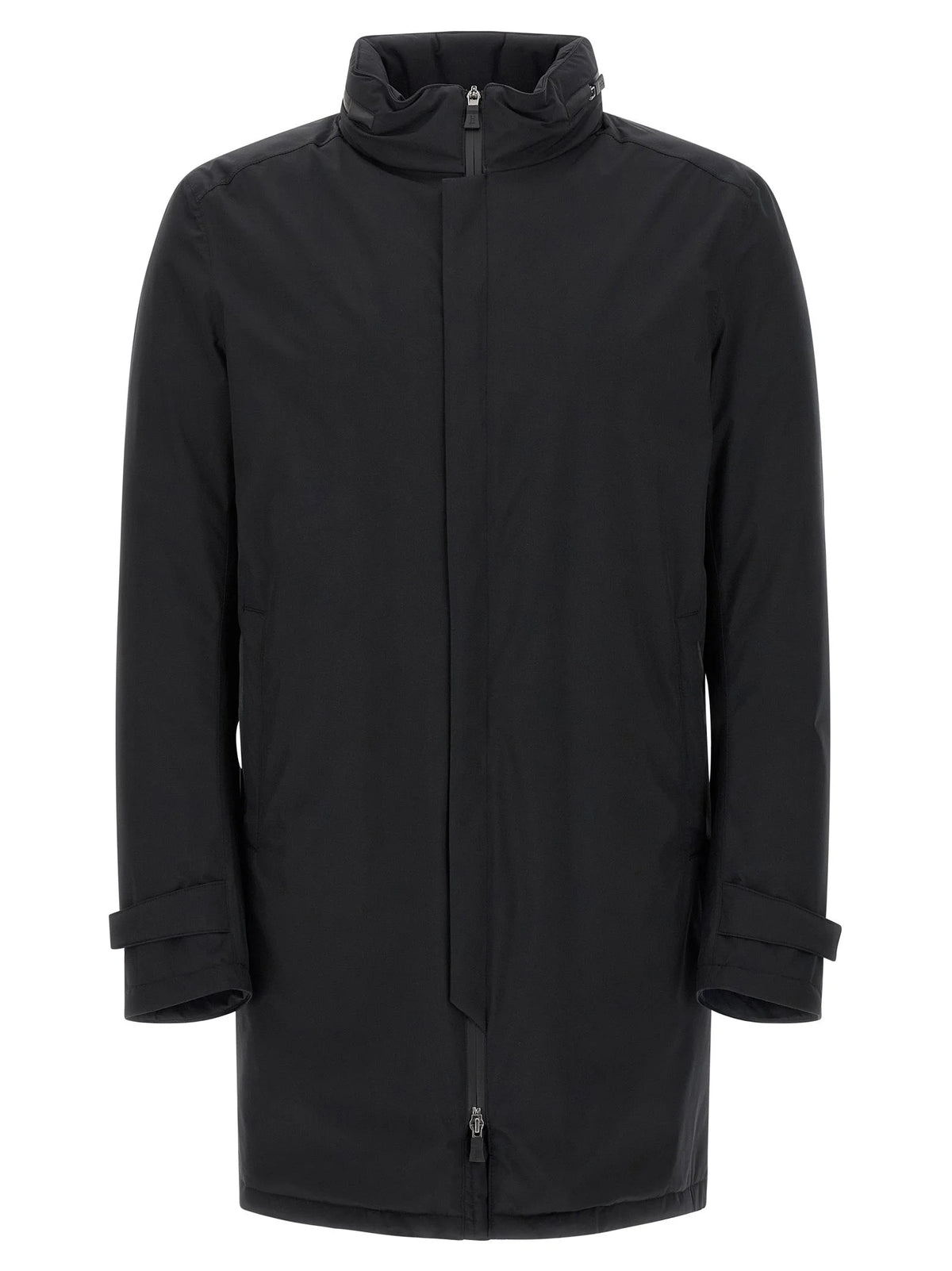 Herno Black Polyester Parka - 48 | M