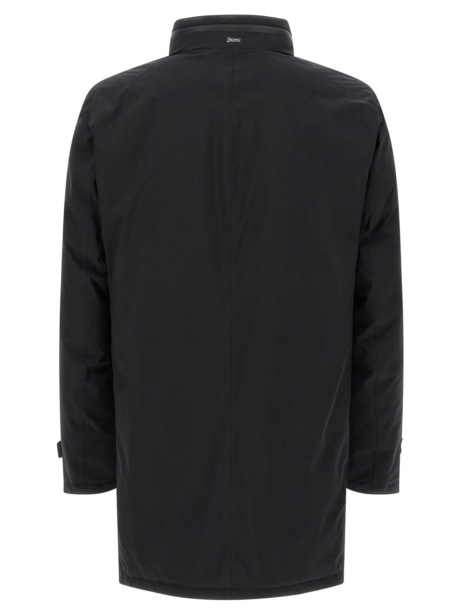 Herno Black Polyester Parka - 48 | M