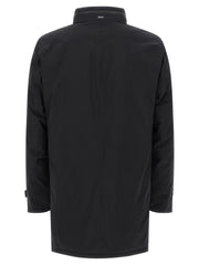 Herno Black Polyester Parka - 48 | M