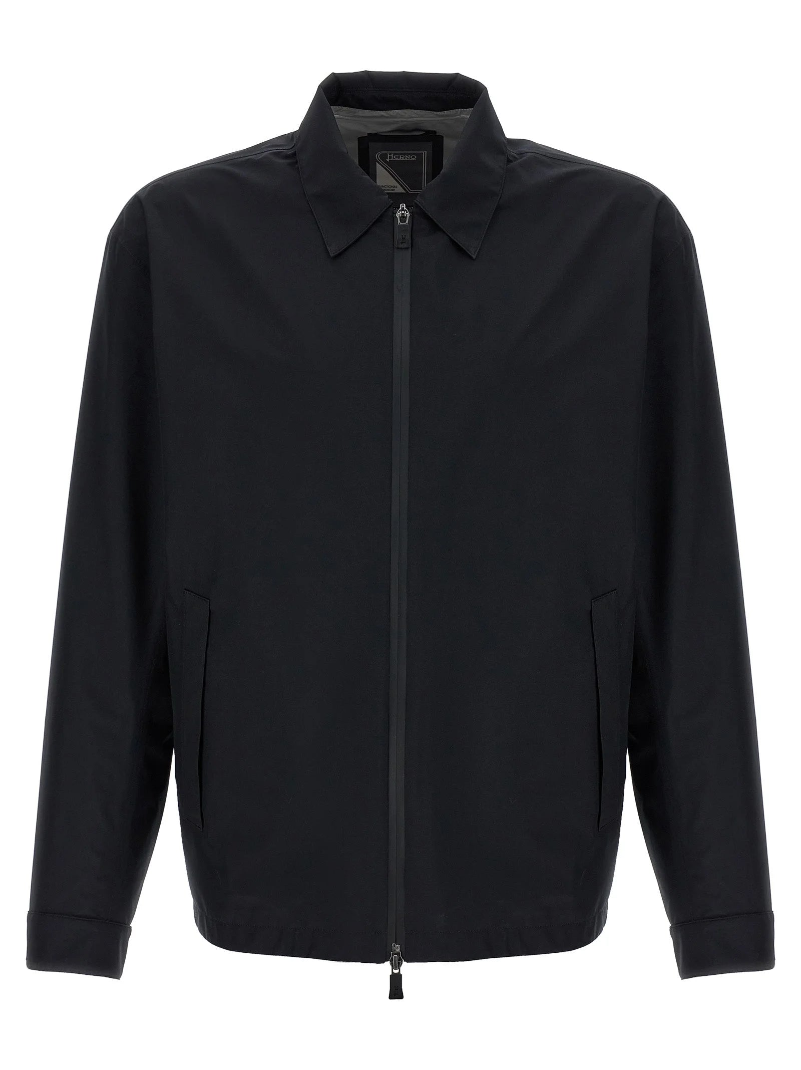 Herno Black Polyester Shell Jacket - XXL