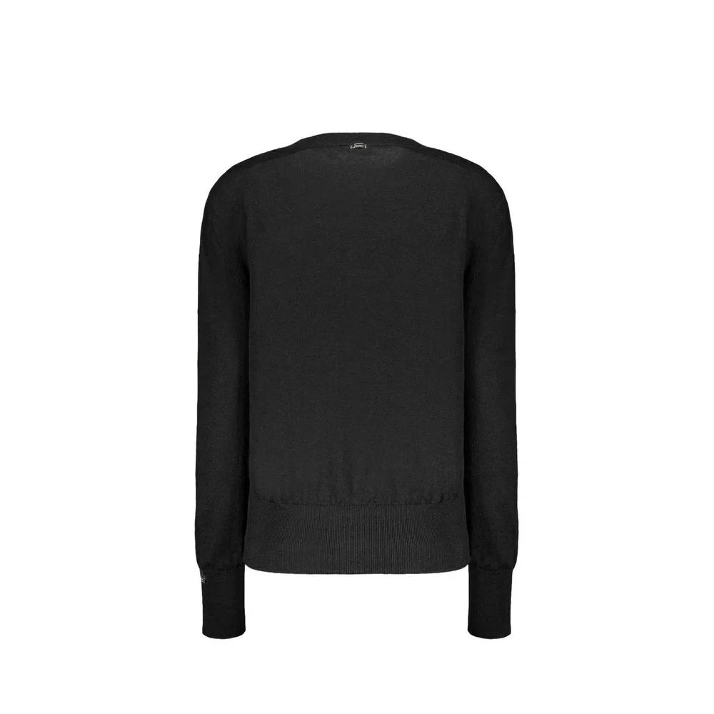 Herno Black Virgin Wool Sweatshirt - 42