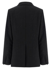 Herno Black Viscose Blazer