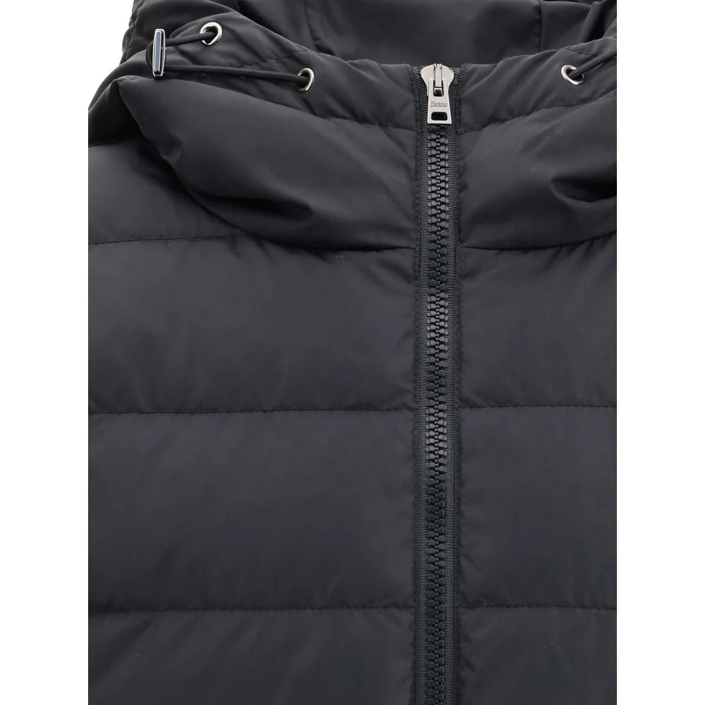 Herno Black Wool Bomber - IT54 | XXL