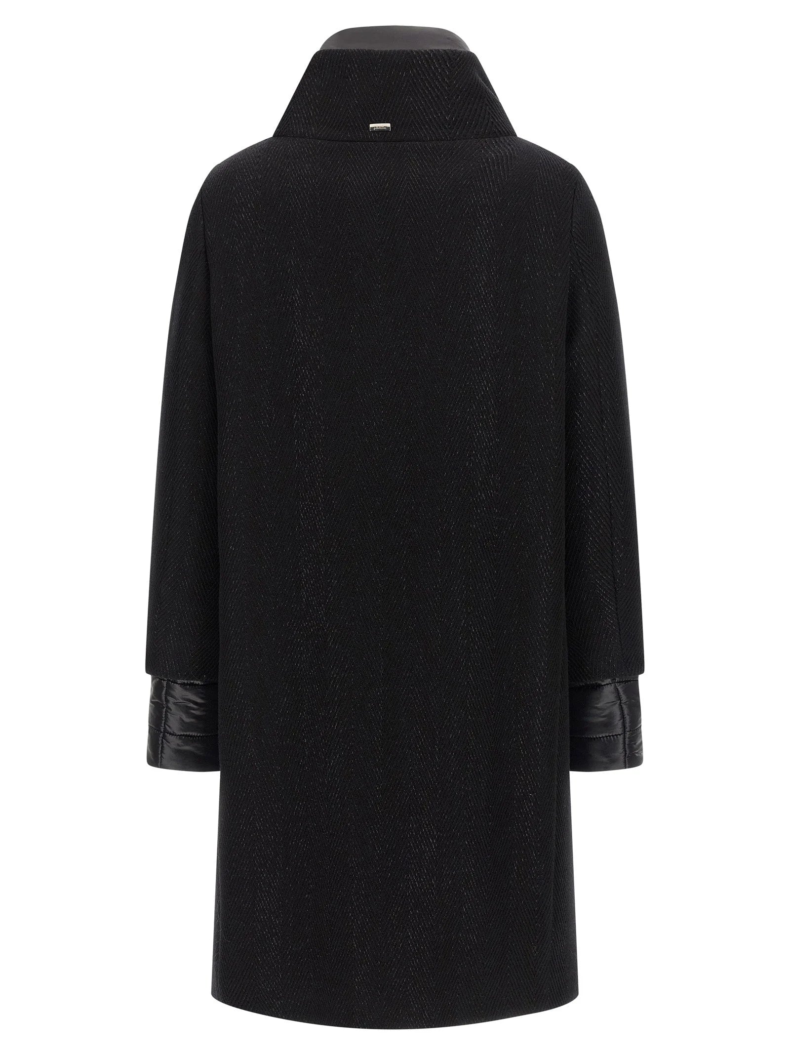 Herno Black Wool Coat - IT46