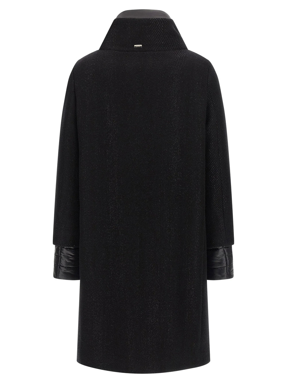 Herno Black Wool Coat - IT46