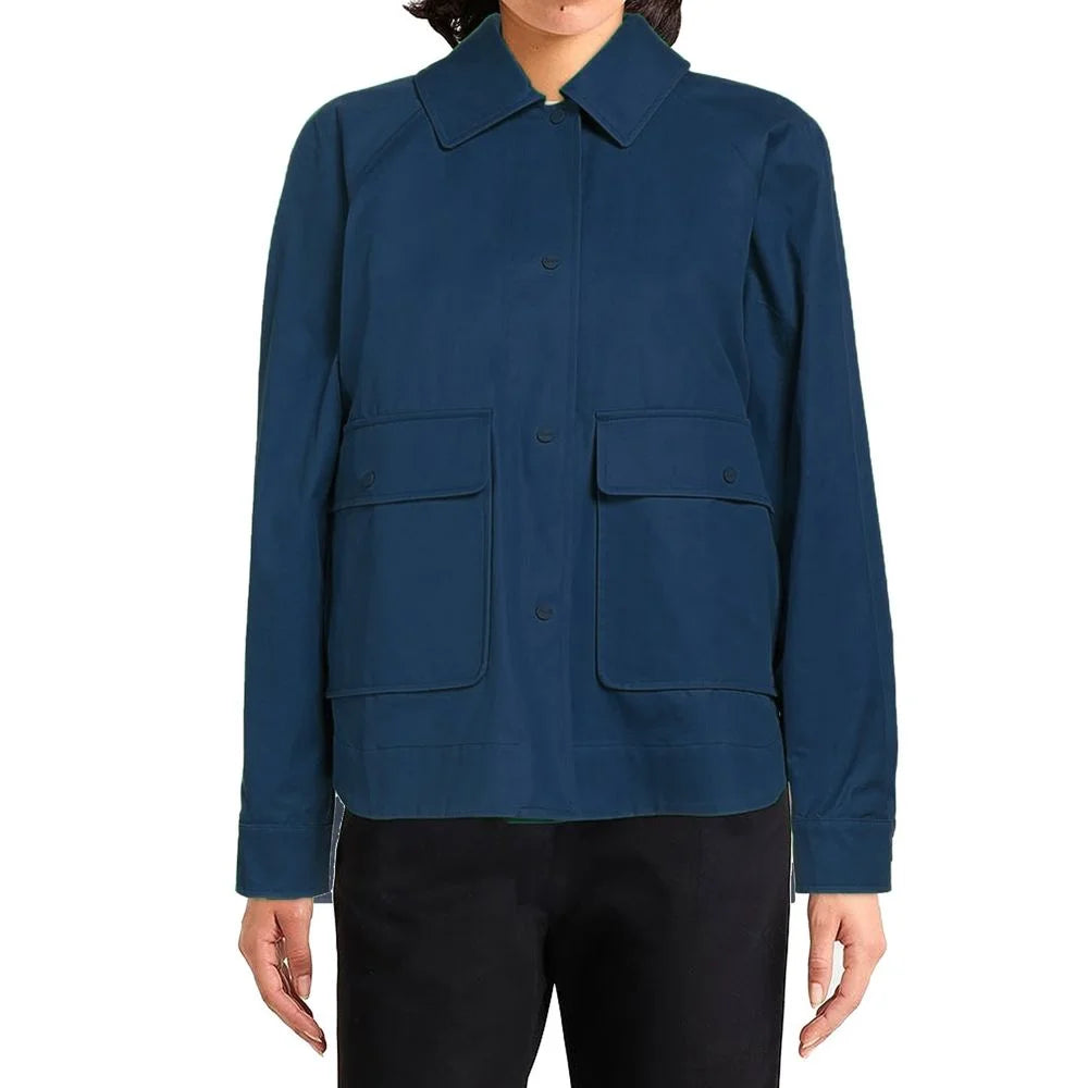 Herno Blue Cotton Clothing - 38
