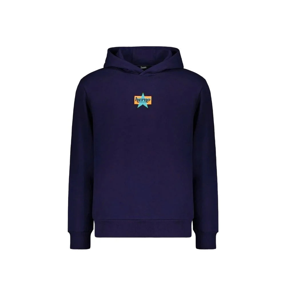 Herno Blue Cotton Sweatshirt - IT50 | L