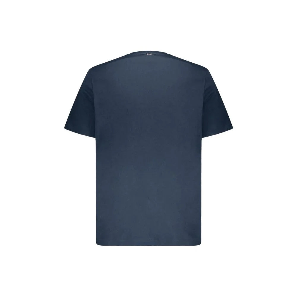 Herno Blue Cotton T-Shirt - IT50 | L