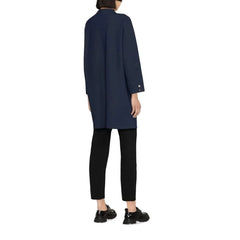 Herno Blue Elastane Coat - IT52 | XL