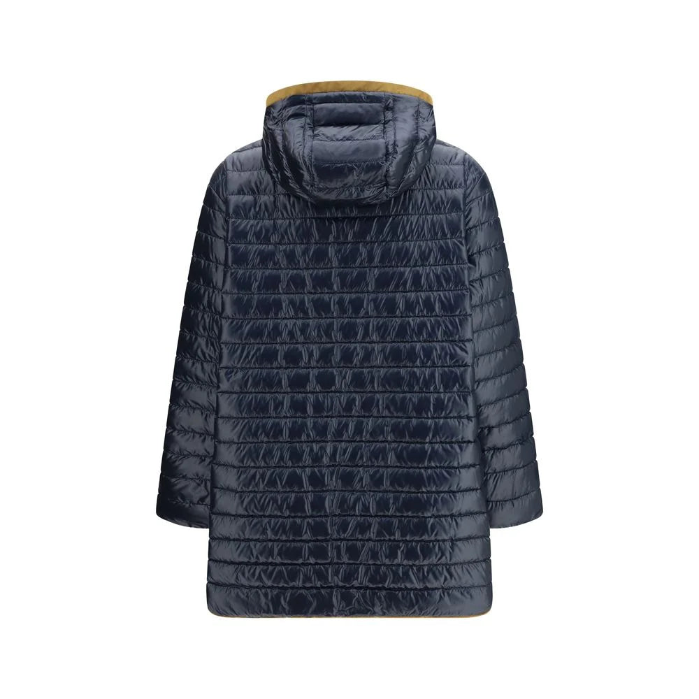 Herno Blue Polyamide Coat