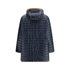 Herno Blue Polyamide Coat