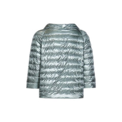 Herno Blue Polyamide Coat - 36