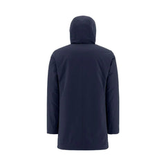 Herno Blue Polyamide Coat - 42