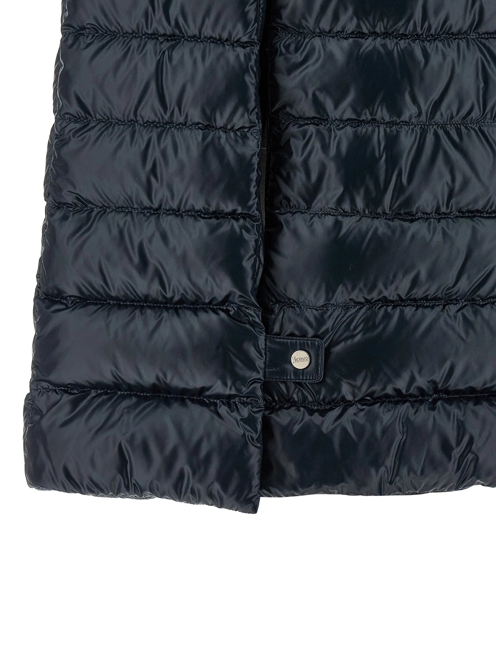 Herno Blue Polyamide Coat - IT42