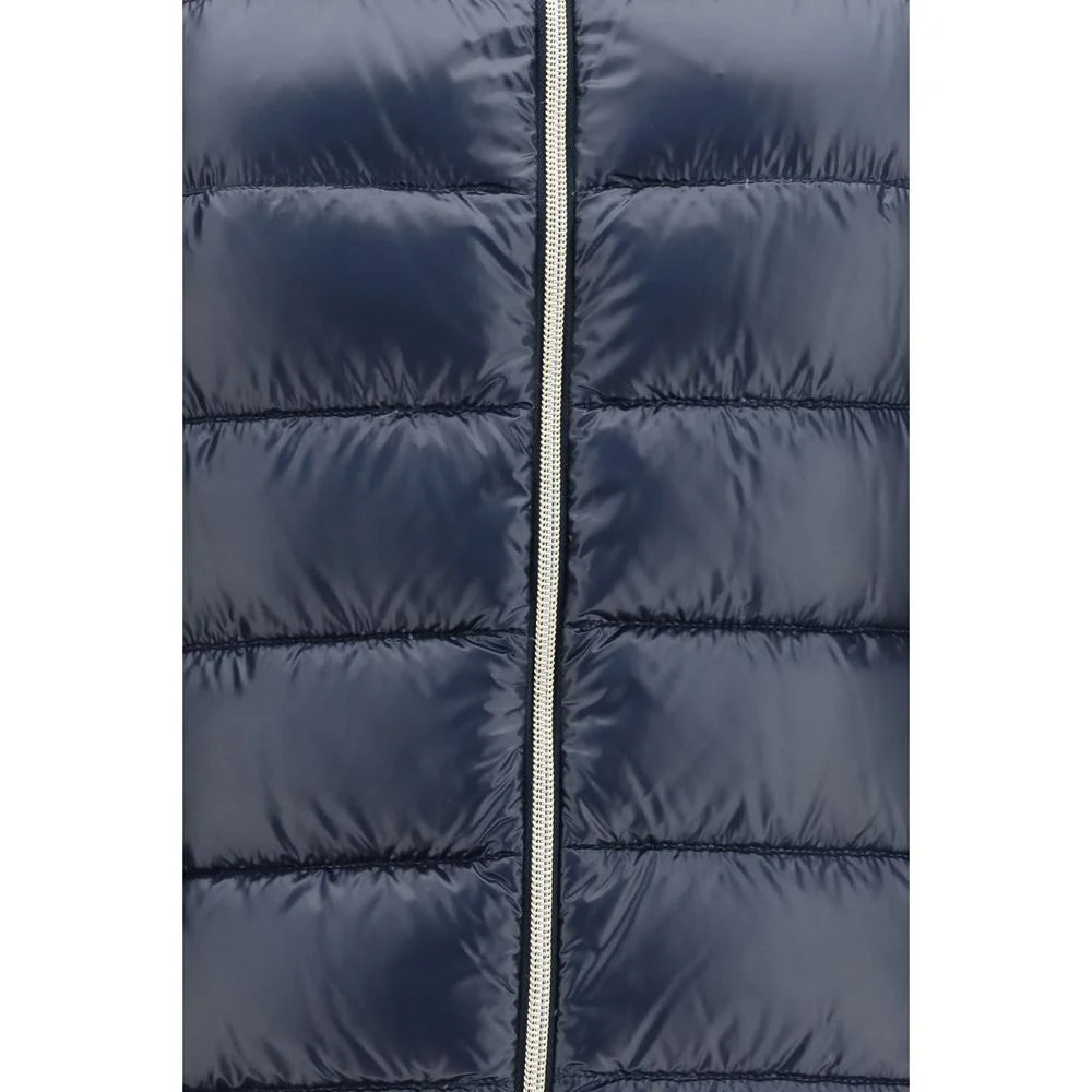 Herno Blue Polyamide Full-Length Jacket - IT44 | L